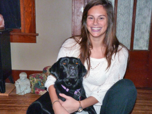 Natalie Regenscheid & Hearing Assist Dog Nadia