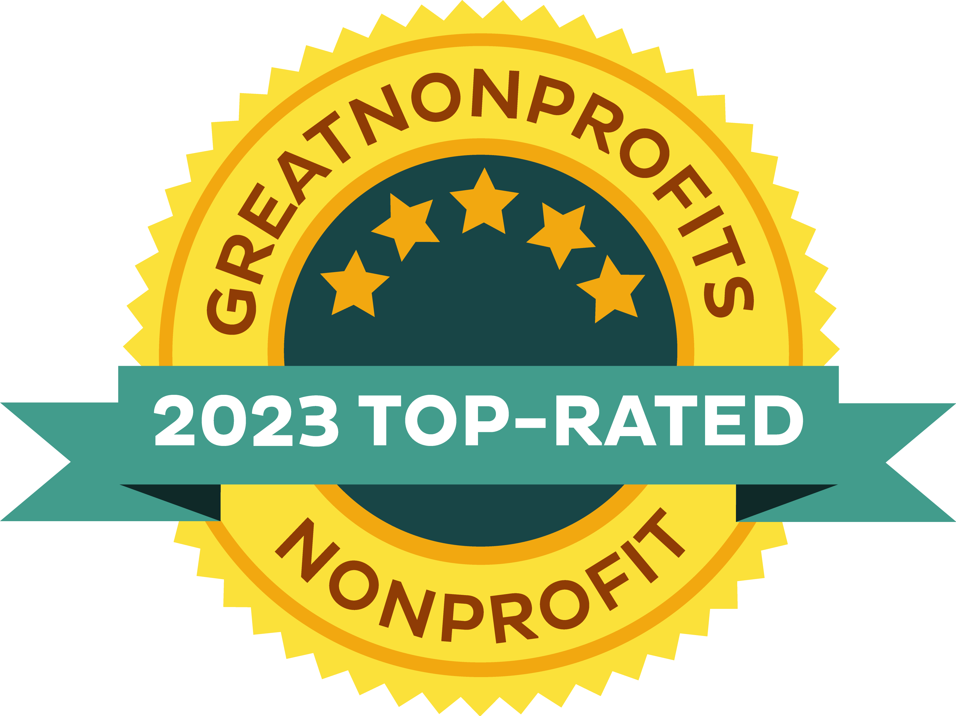 GreatNonprofits 2023 Top-Rated badge